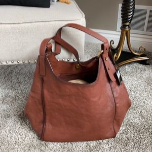 Frye Madison Cognac leather bag